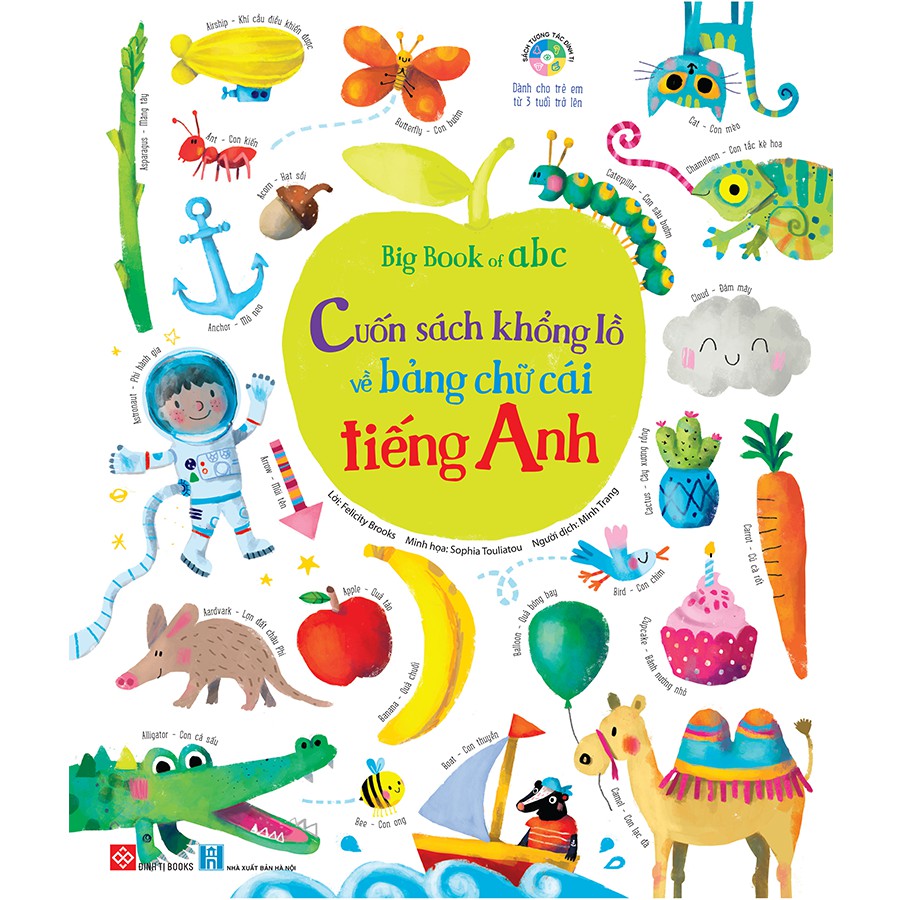 Sách - Big Book of ABC - Cuốn sách khổng lồ về bảng chữ cái tiếng Anh