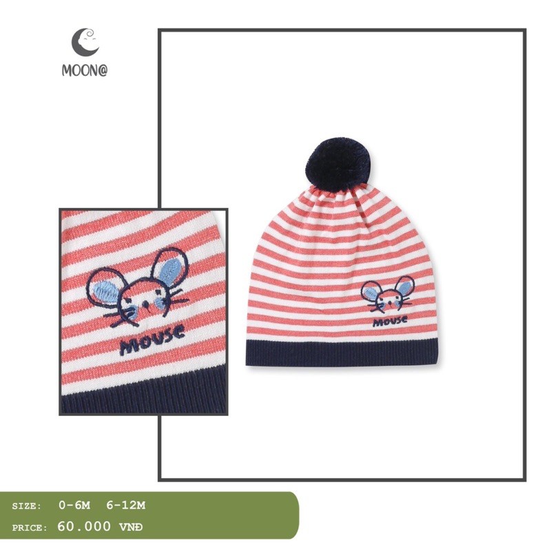 Mũ len Moon siêu mềm, mịn