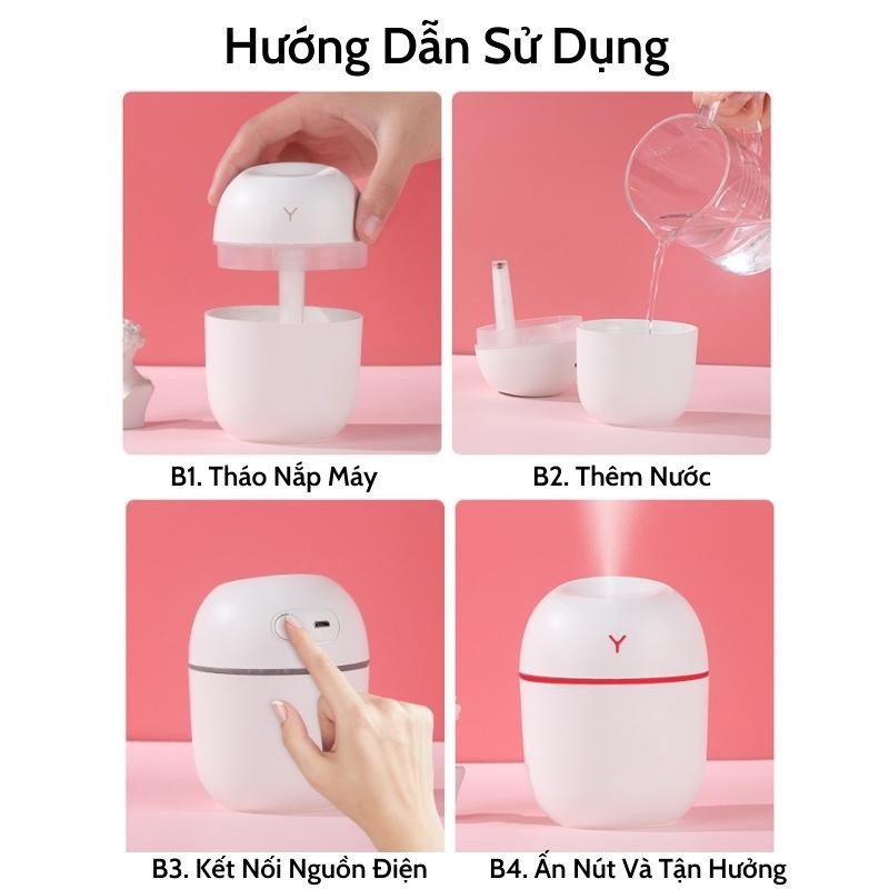 Máy Khuếch Tán Tinh Dầu Phòng Ngủ Máy Phun Sương Tinh Dầu Xe Hơi Giúp Tỏa Hương Thơm Mát Khử Mùi Diệt Khuẩn Và Đuổi Muỗi