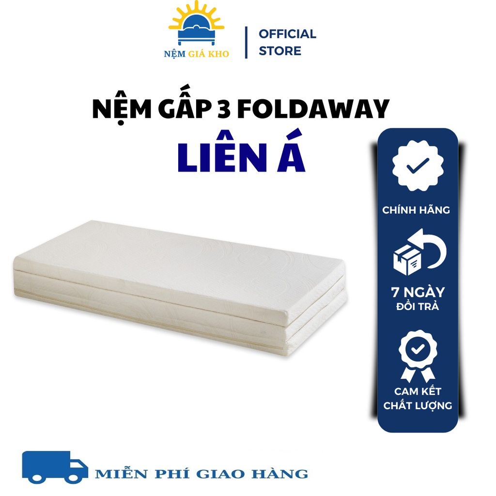 Nệm Cao Su Liên Á Gấp 3 FOLDAWAY
