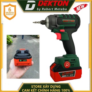 Máy siết bulong pin li-ion 21v 330n.m dekton dk-iw2140a - hàng chính hãng