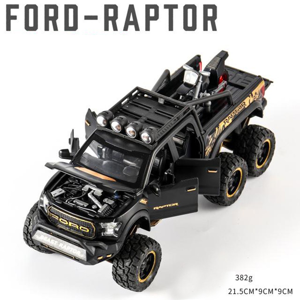 Mô Hình Xe Kim Loại Tỷ Lệ 1:24 Ford Raptor F150