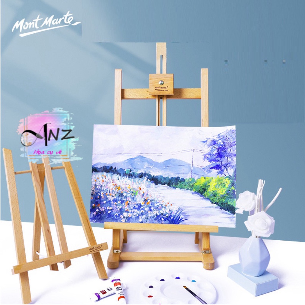 Giá vẽ gỗ Mont Marte - Giá vẽ kê tranh - trang trí