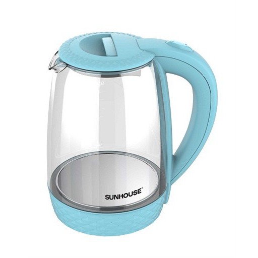 ẤM SIÊU TỐC THỦY TINH 1.8 L SUNHOUSE SHD1215 - màu xanh