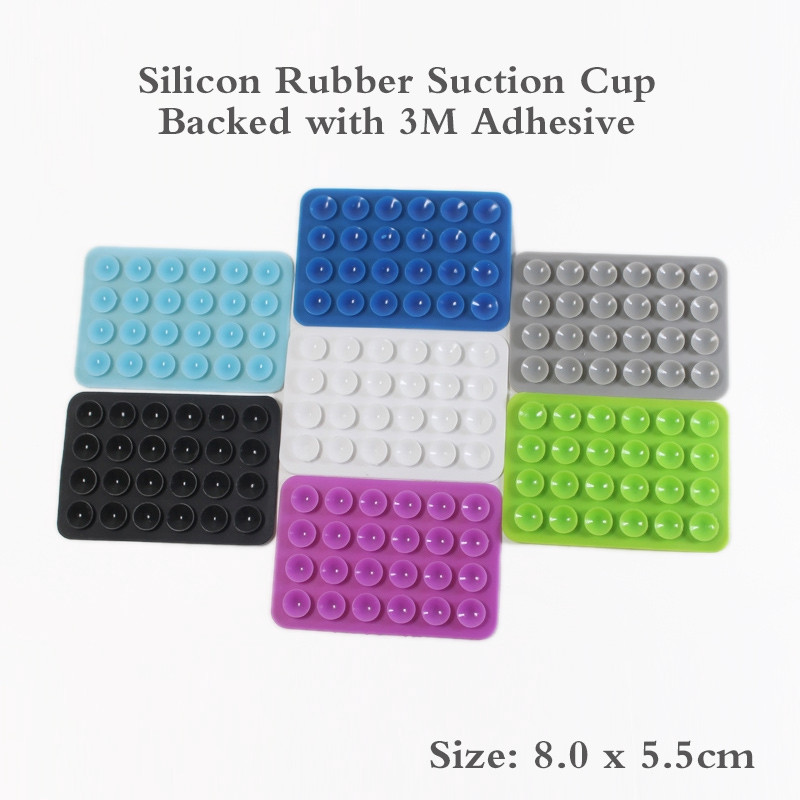 Đệm cao su silicone có cốc hút giữ điện thoại