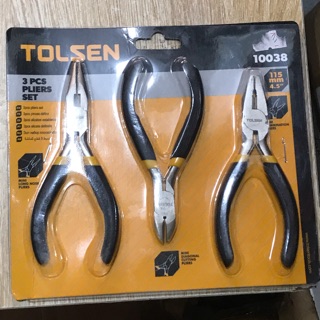 Bộ 3 kìm điện Tolsen 10038