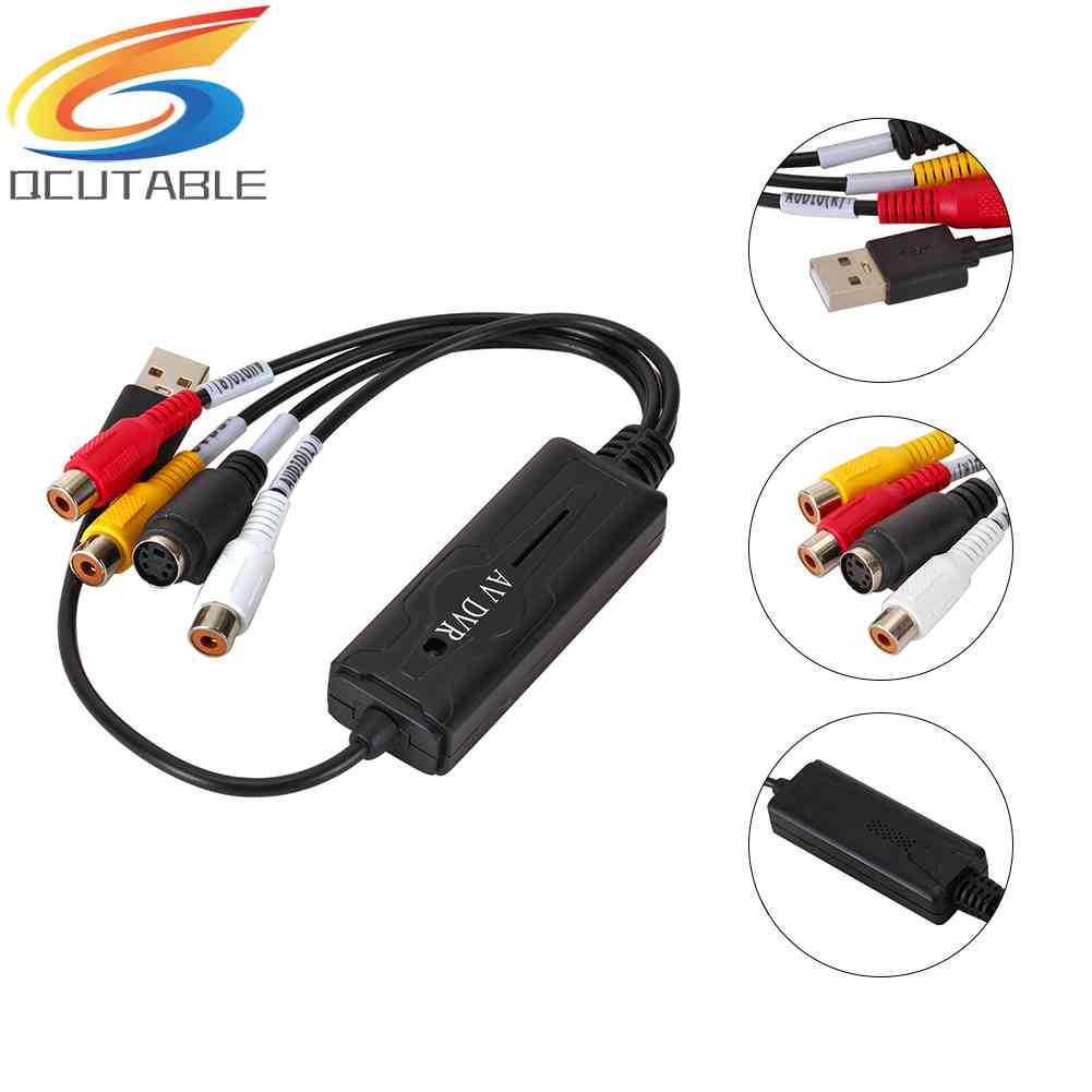 Bộ ChuyểN ĐổI USB 2.0 AV S RCA Cho DV / Hi8 / VHS TV DVD