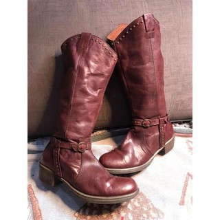 Boots cao bồi, size 37 -37,5 hàng si 2nd, boot da thật