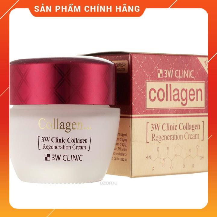 Kem dưỡng da săn chắc chống lão hóa Collagen 3W Clinic Hàn Quốc 60g [Cam Kết Hàng Chính Hãng Hàn Quốc ]