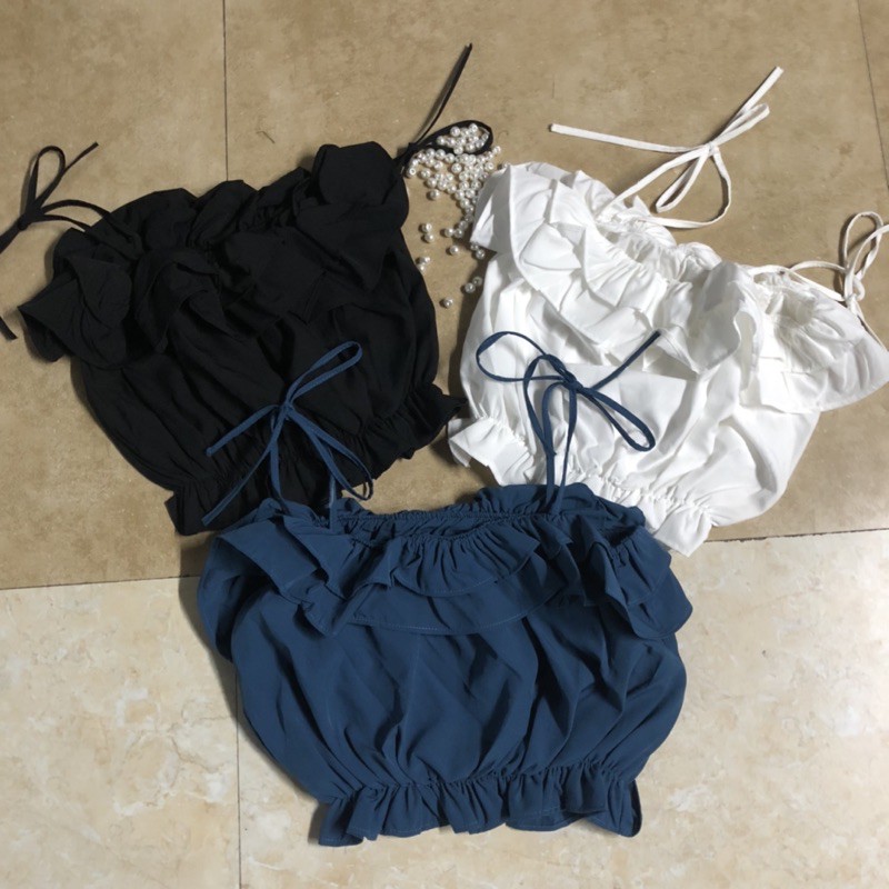 Áo 2 dây bánh bèo