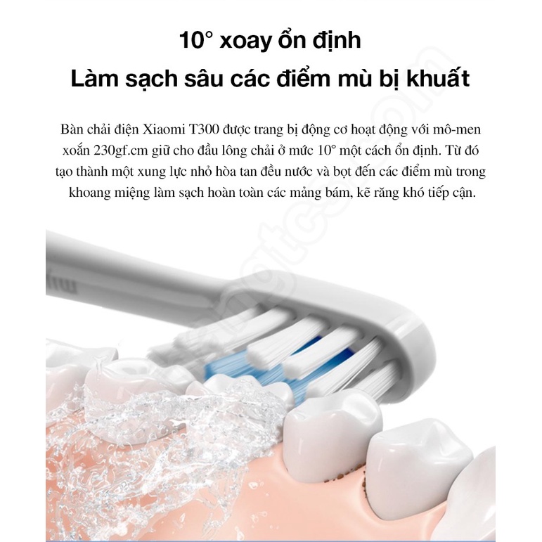 (*)GIAO HỎA TỐC Bàn Chải Điện Xiaomi Mijia T300 - Bàn Chải Đánh Răng Mijia T300