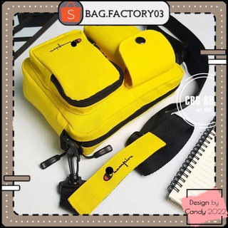 ⚡Freeship⚡Túi đeo chéo bao tử unisex Chamsion chất canvas bền | steven