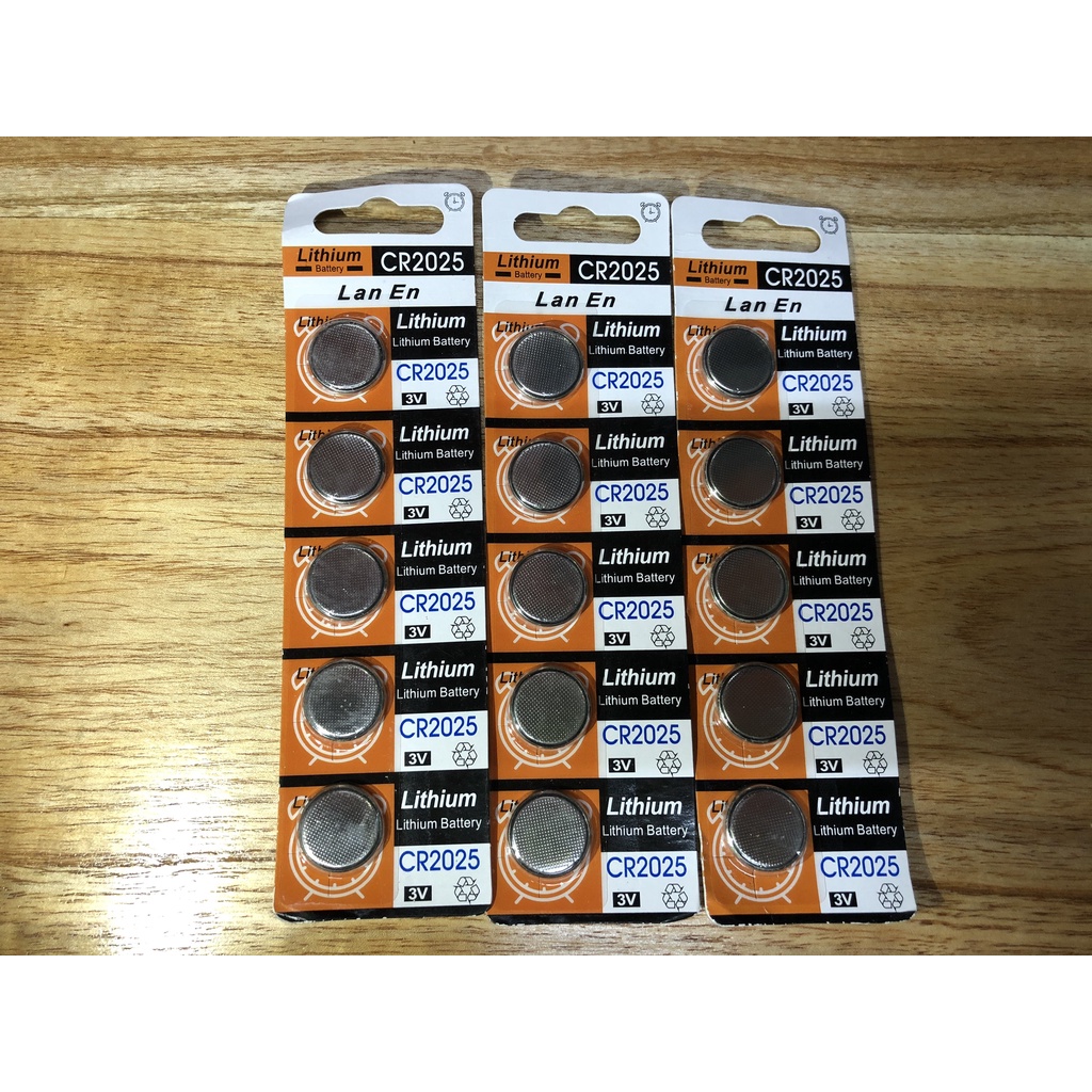 Pin cúc áo CR2025 Lithium 3V dùng cho các thiết bị điện tử