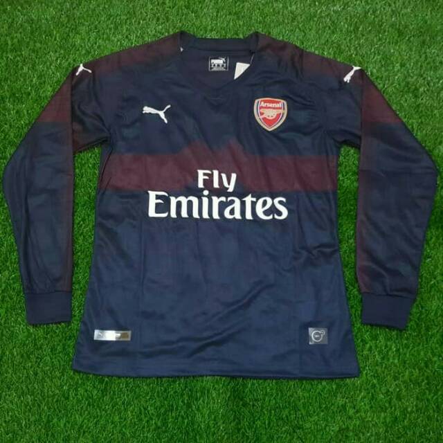 Áo Thun Nam Tay Dài Ls Arsenal Away 2018 2019