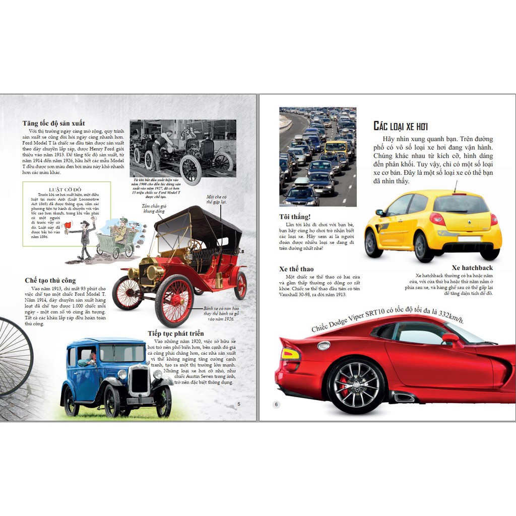 SÁCH - Bách khoa tri thức về khám phá thế giới cho trẻ em - Cars - Xe hơi