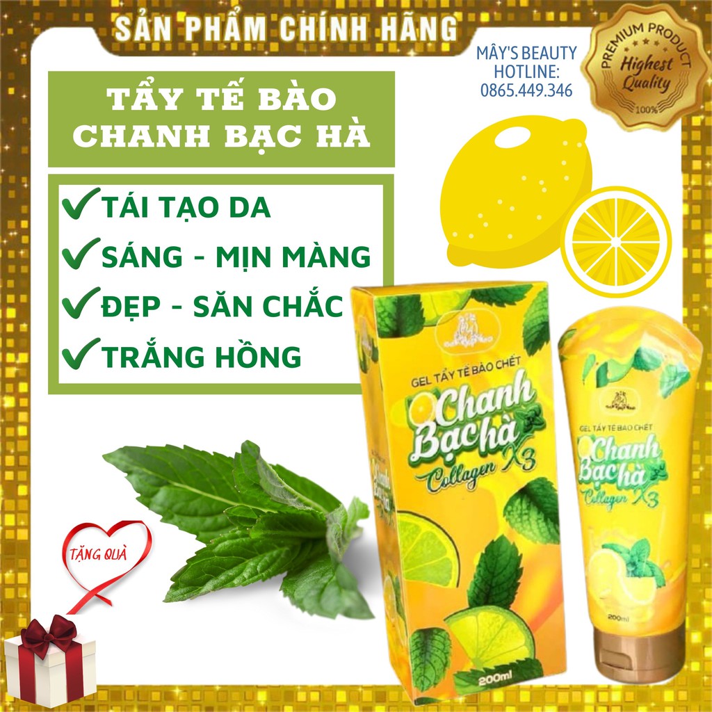 Tẩy Tế Bào Chết Chanh Bạc Hà 200Ml