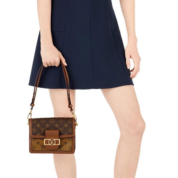 Túi xách nữ lv đeo chéo đeo vai đeo chéo kẹp nách đi chơi đi làm dây da phối xích cao cấp