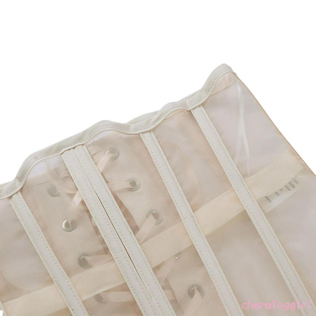 Áo Corset Phối Lưới Gợi Cảm Dành Cho Nữ