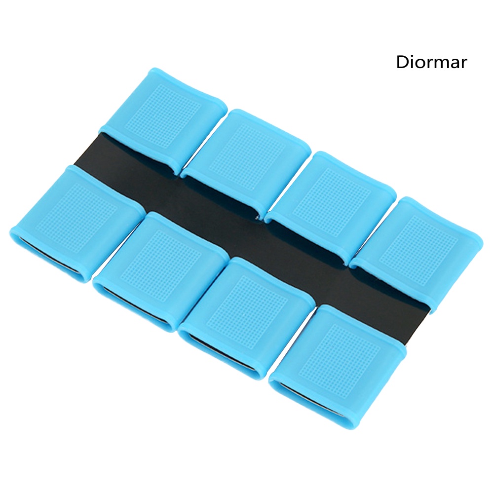 Set 8 bọc bảo vệ ngón tay chơi golf bằng silicone nhiều màu sắc unisex