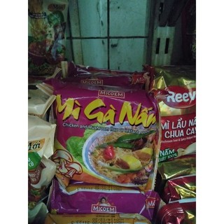 Combo 5 gói Mì tôm  gà nấm 70g