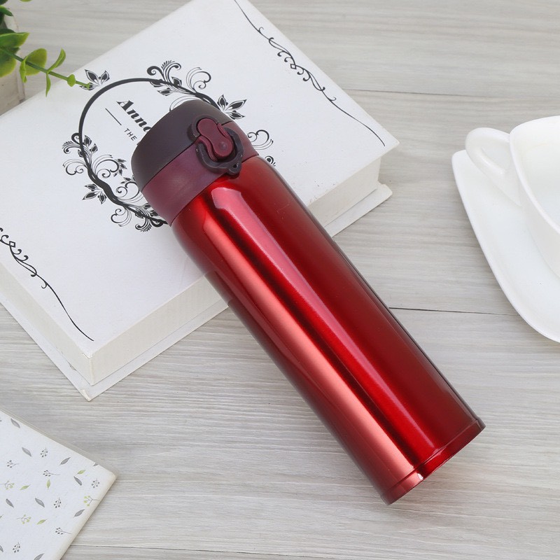 Bình giữ nhiệt đựng nước giữ lạnh đi học, Bình nước đi làm inox304 chống gỉ an toàn ami01