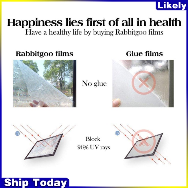 Phim dán cửa sổ 3D chống tia UV chống dính tiện dụng