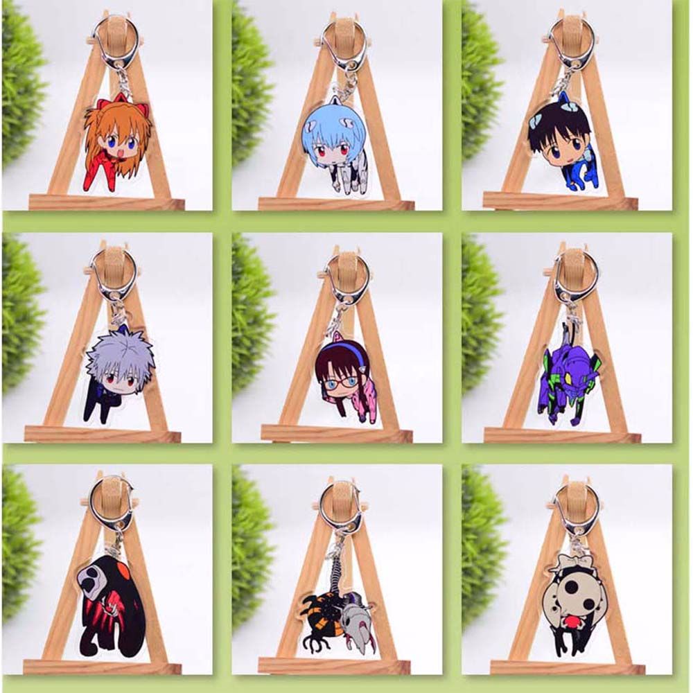 Móc chìa khóa in hình Anime Evangelion độc đáo