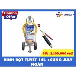 [COMBO] Bình bọt tuyết Kokoro và súng Jully cho tiệm rửa xe máy - Tahico