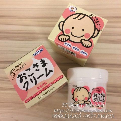 Kem dưỡng ẩm trẻ em Baby & Kid Cream TO-PLAN