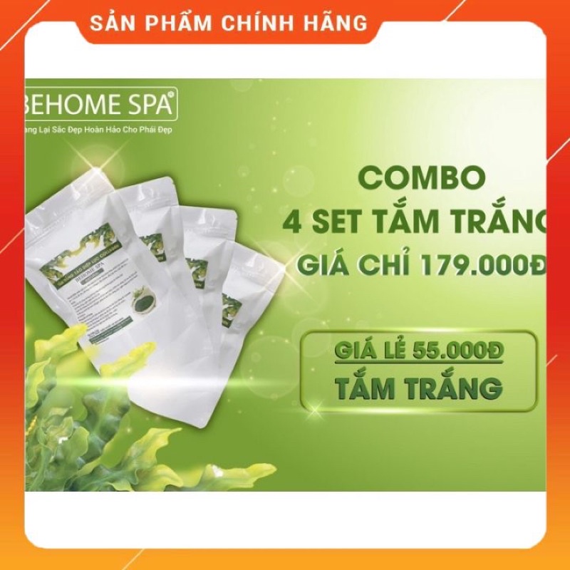 Tắm Trắng Behome Spa⛱Freeship⛱ Tắm trắng Behome Spa (1 gói)