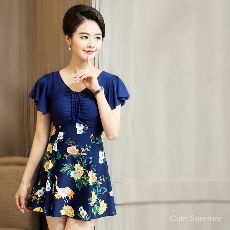 Bộ Đồ Bơi Một Mảnh Ôm Dáng In Họa Tiết Thời Trang Hàn Quốc Cho Nữ | BigBuy360 - bigbuy360.vn