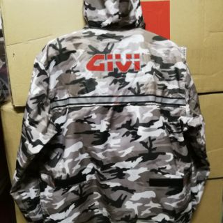 Áo mưa bộ Givi Camo01