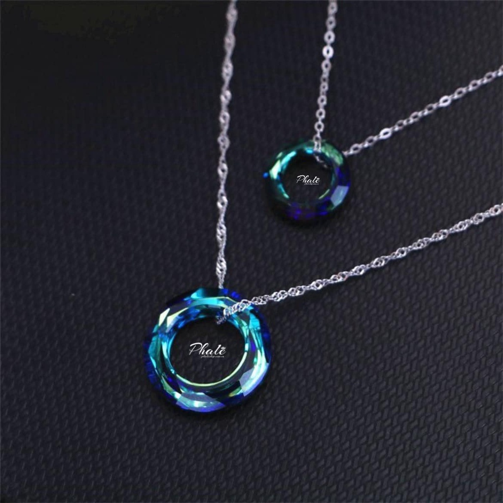 Mặt Dây Chuyền Pha Lê Swarovski Hình Tròn S14mm