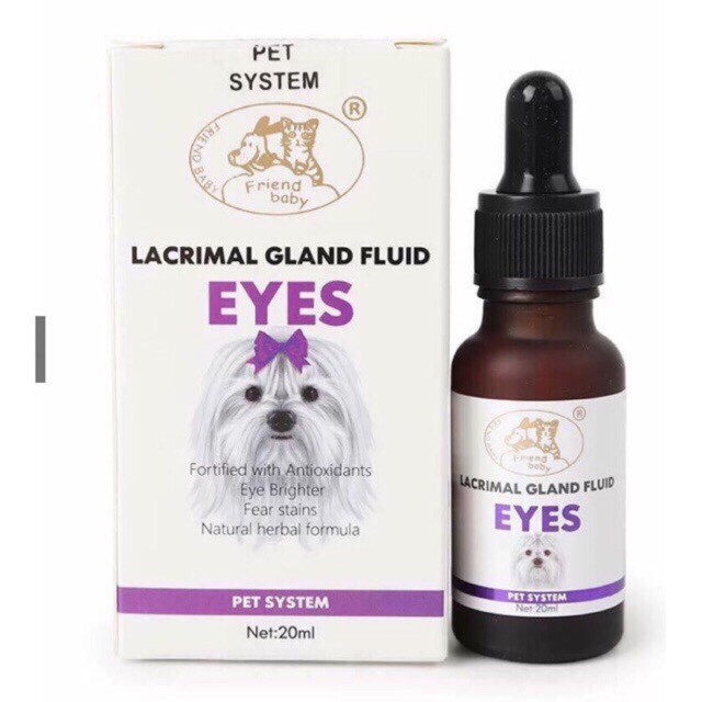 Siro Uống Chống Chảy Nước Mắt Ở Chó Mèo Lacrimal Gland Fluid EYES 20ml