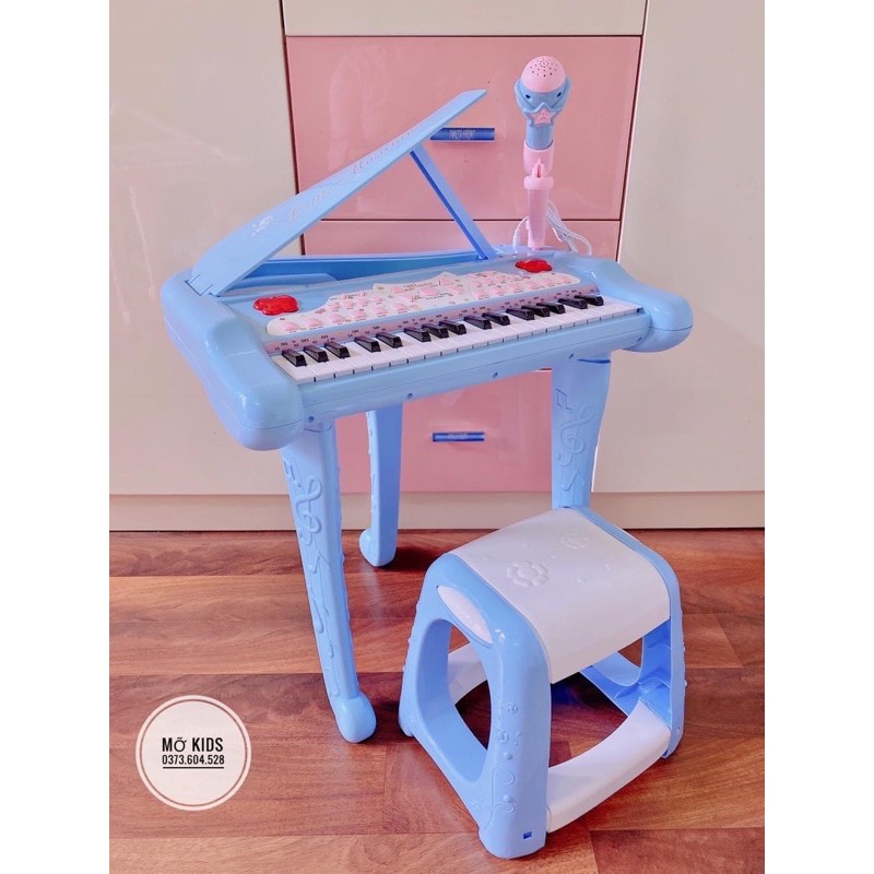 Đàn piano màu hồng xanh cho bé