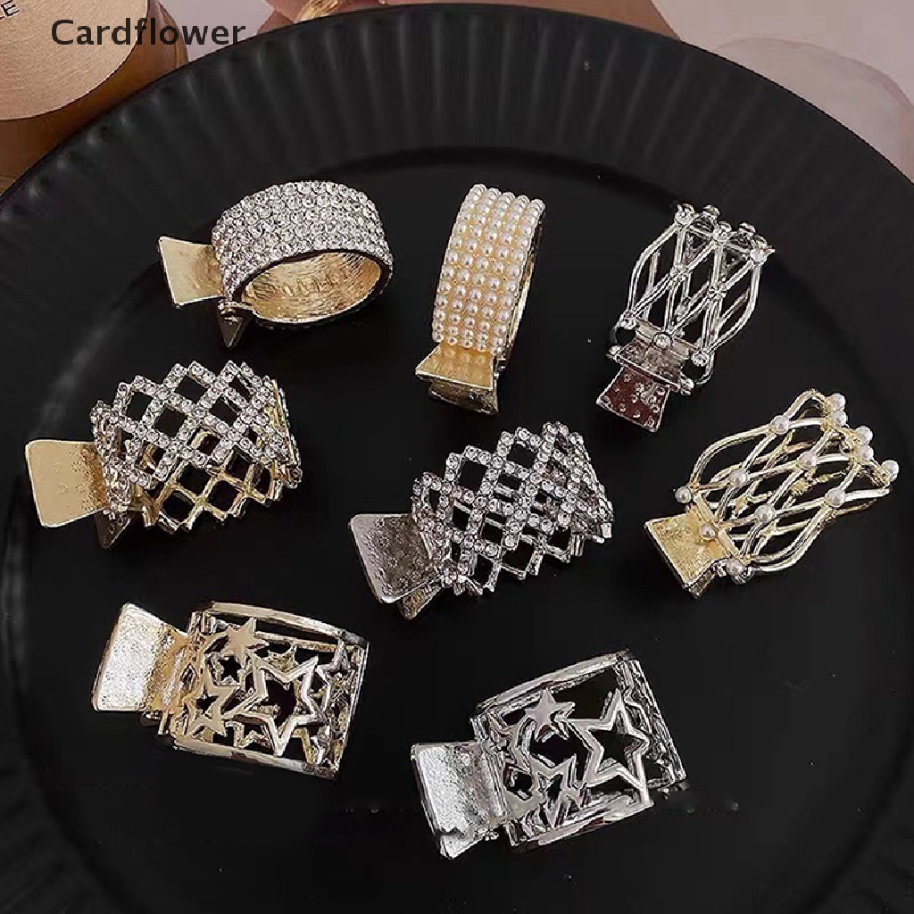 &lt; Cardflower &gt; Kẹp Tóc Đuôi Ngựa Cao Bằng Kim Loại Cố Định Tóc Đuôi Ngựa Tạo Kiểu Tóc Đuôi Ngựa Cao Cấp Cho Nữ