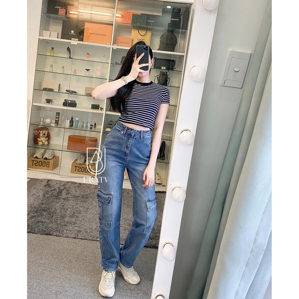 [FREESHIP - ẢNH CHÍNH CHỦ] QUẦN ỐNG RỘNG jean dài TÚI HỘP KAN.CAN