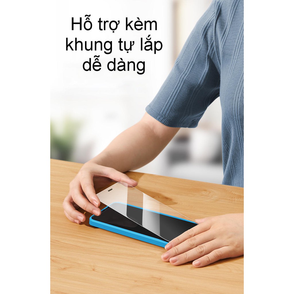 Miếng dán kính cường lực ánh sáng xanh, độ cứng 9H cho iPhone 12 mini / 12 / Pro / Max UGREEN SP158 SP159 SP161