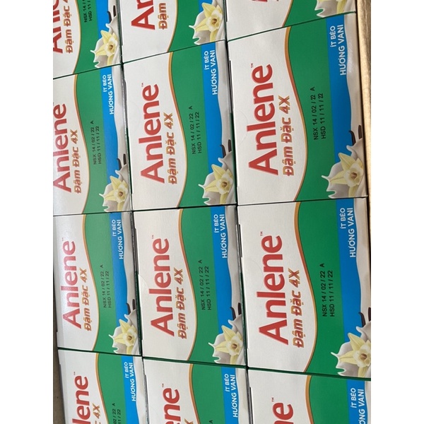 SỮA ANLENE NƯỚC LỐC 4hộp 125ml