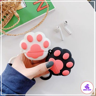 Case Airpod 2 Ốp Tai Nghe Bluetooth [Chân Mèo To] Vỏ Đựng Tai Nghe Airpods Bằng Silicon_Sinso Shop