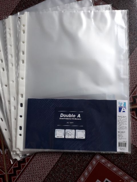 Combo 5 tập túi lỗ loại dày DoubleA 10c/tập