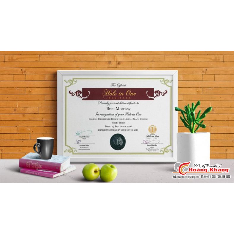 Khung Bằng Khen , Khung Giấy Khen , Kích Thước  Sản Phẩm Mới 100% Bản 3cm Trắng Trơn