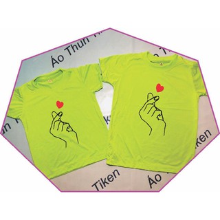 [HOT HOT]ÁO THUN NAM NỮ IN HÌNH THẢ TIM