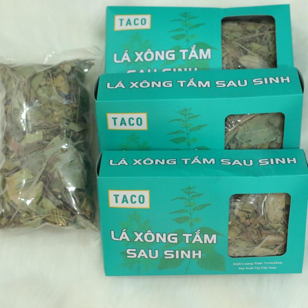 Lá xông tắm sau sinh TACO cho mẹ