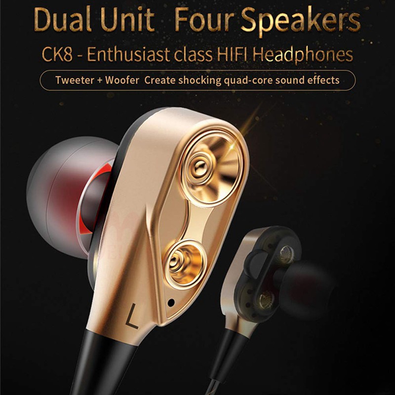 Tai Nghe Nhét Tai Mini Âm Thanh Siêu Trầm Cho Điện Thoại/Máy Nghe Nhạc Mp3