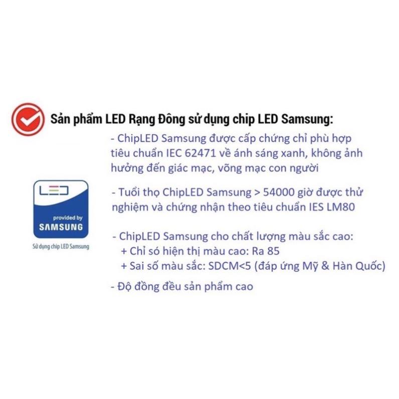 Bóng đèn học chống cận LED RẠNG ĐÔNG 5W bảo vệ thị lực đui xoáy E27 ⚡GIÁ SỐC⚡