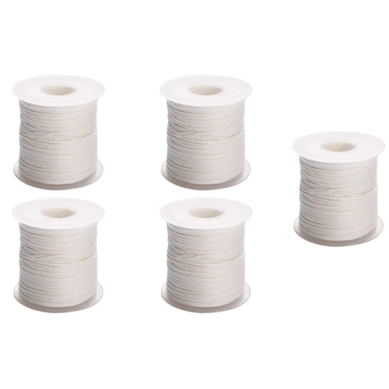 Cuộn 200 Dây Bấc Cotton 61M Chuyên Dụng Cho Tự Làm Nến Không Khói