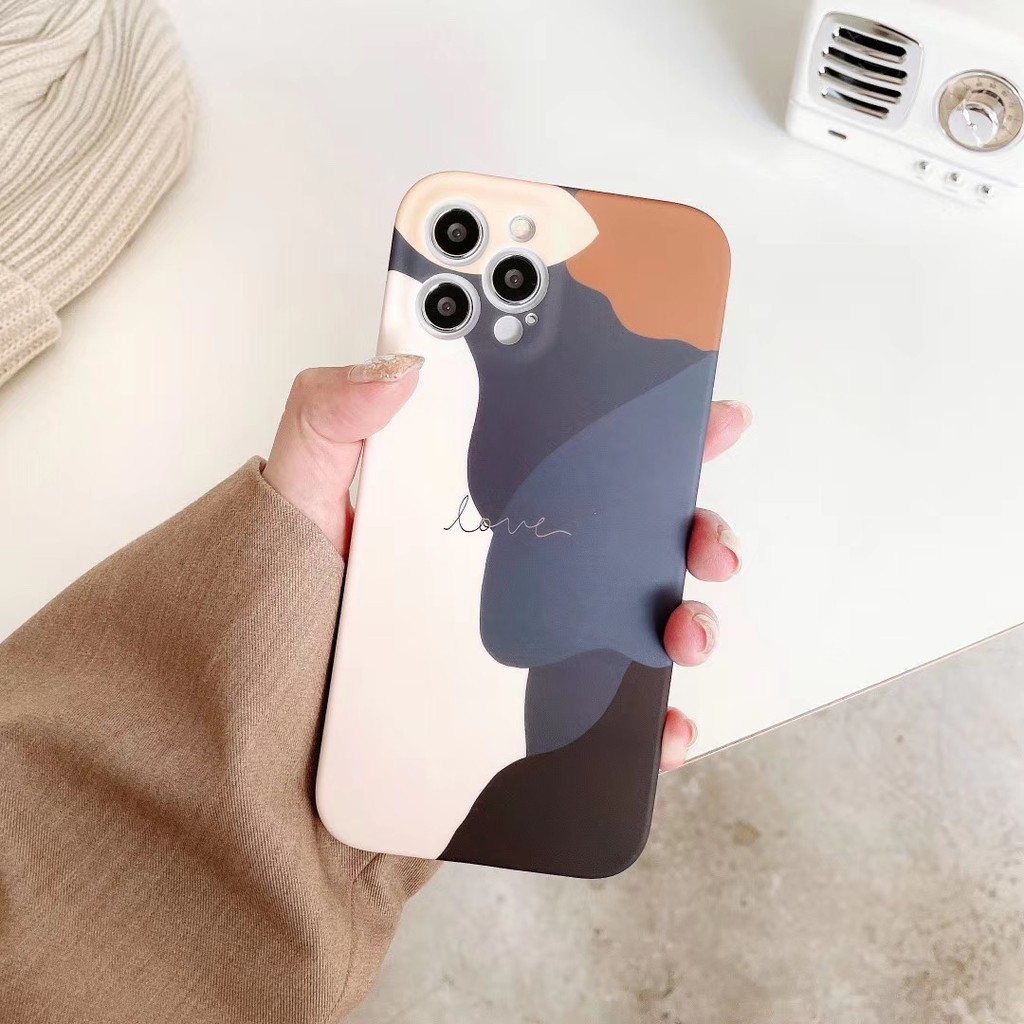 Ốp Điện Thoại In Hình Nghệ Thuật Bắc Âu Cho iphone12 12pro max iPhone11 iPhoneXS XR 7/8PLUS