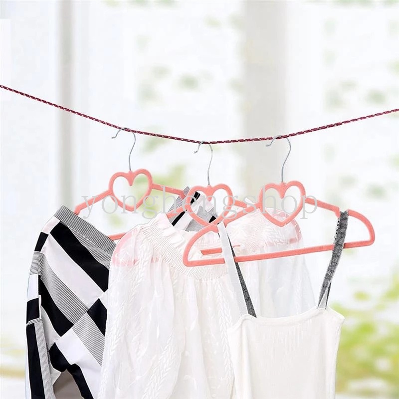 Dây Phơi Quần Áo Ngoài Trời 10M Bằng Nylon Màu Sắc Ngẫu Nhiên