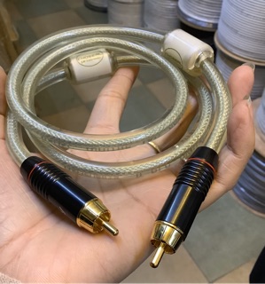 DÂY Coaxial 75 0hm dây mạ bạc 90 cm